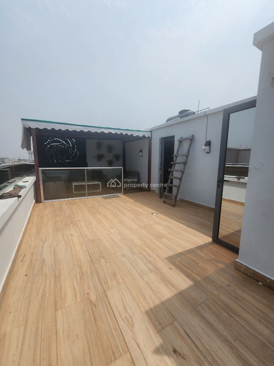 Furnished 5 Bedeoom Terrace Duplex with Bq and Rooftop Sitout, Coastal Road Ikate, Ikate, Lekki, Lagos, Terraced Duplex for Rent