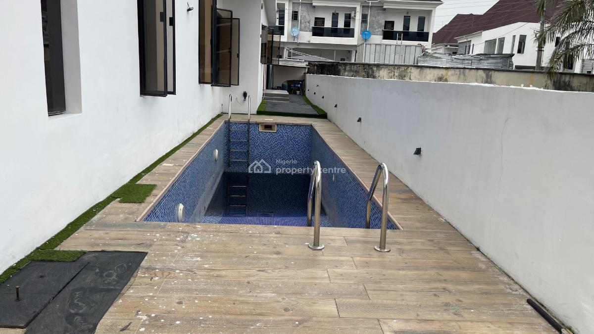 Sweet 5 Bedroom Fully Detached House with a Bq and Swimming Pool, Chevron, Lekki, Lagos, Detached Duplex for Sale