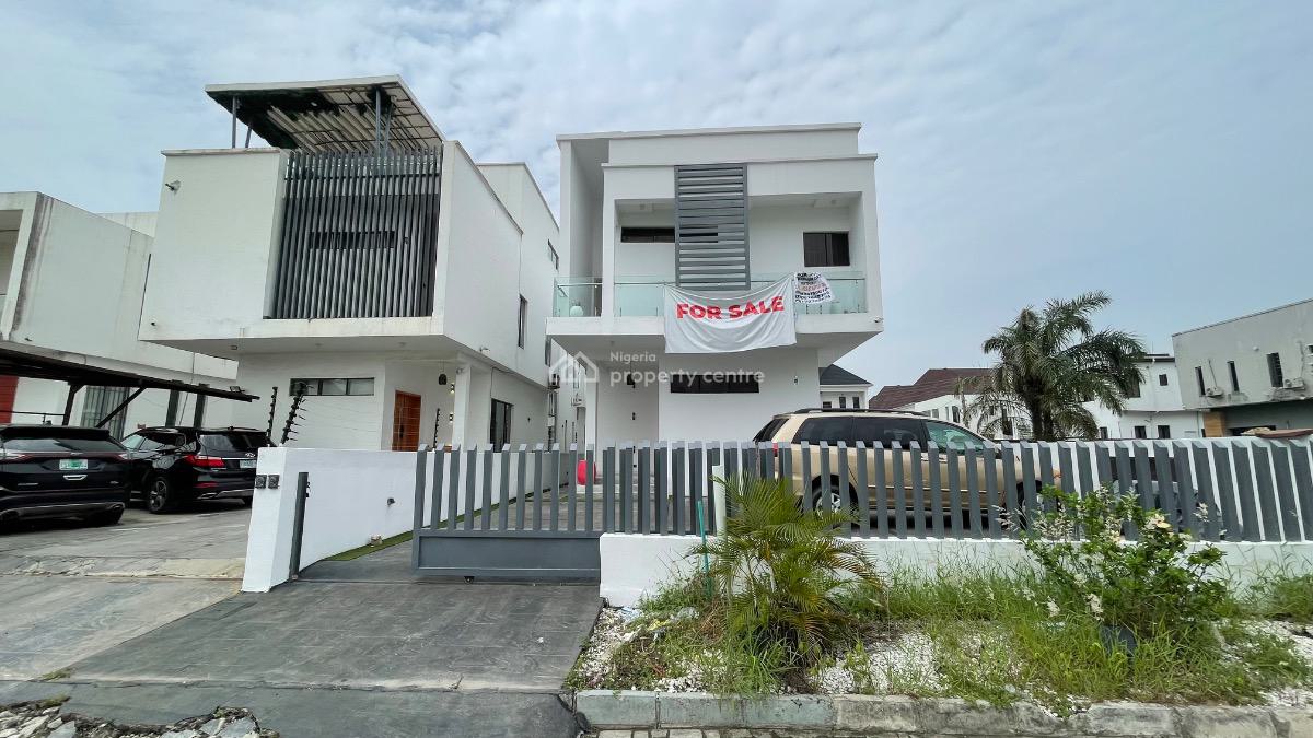 Sweet 5 Bedroom Fully Detached House with a Bq and Swimming Pool, Chevron, Lekki, Lagos, Detached Duplex for Sale