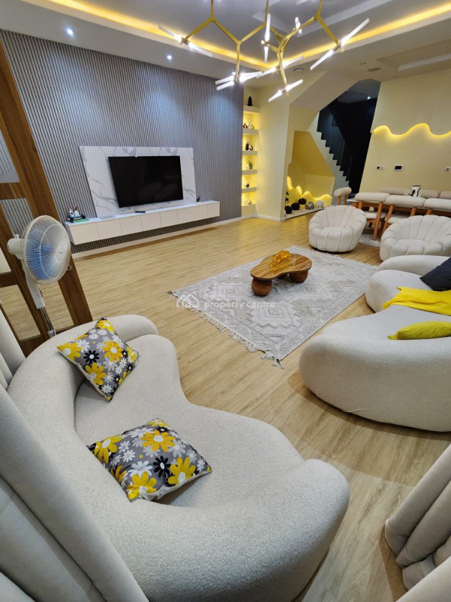 Furnished and Self-compound and Self-serviced 5 Bedroom En-suite House, Ikate Elegushi, Lekki, Lagos, House for Rent