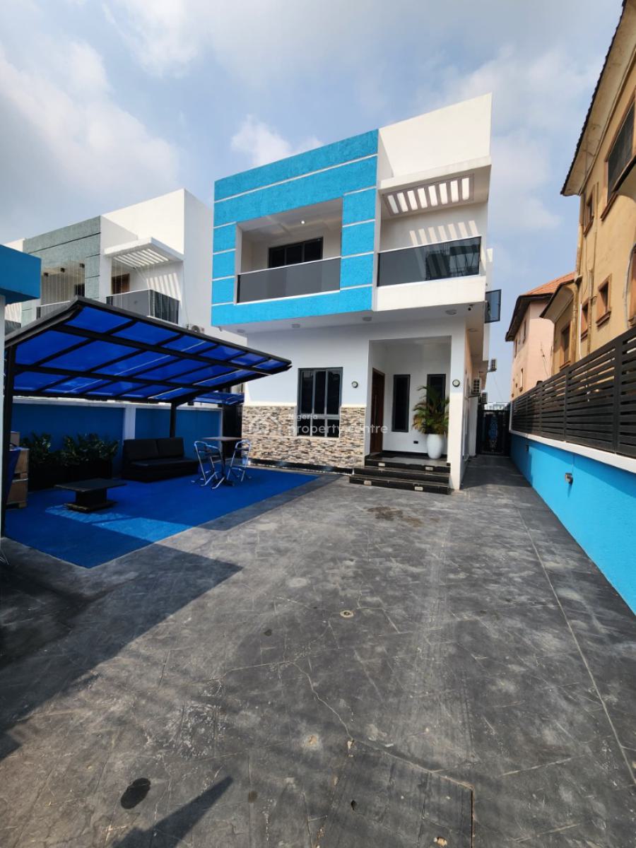 Furnished and Self-compound and Self-serviced 5 Bedroom En-suite House, Ikate Elegushi, Lekki, Lagos, House for Rent