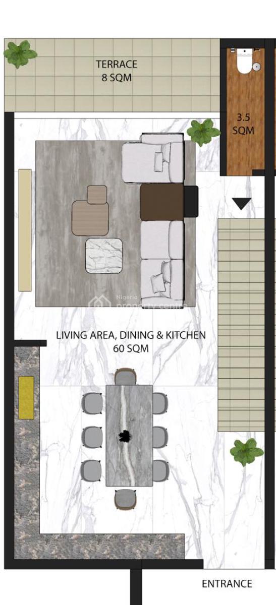 Off-plan 2 Bedrooms Apartment, Lekki Foreshore, Lekki Phase 1, Lekki, Lagos, Flat / Apartment for Sale