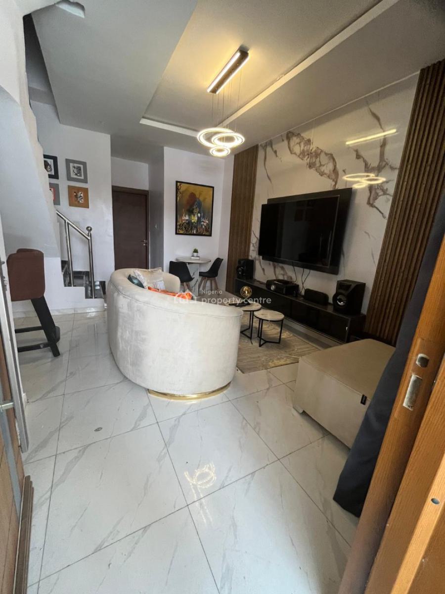 Fully Furnished 3 Bedroom Terrace Duplex in a Secure Estate, Ikota, Lekki, Lagos, Terraced Duplex for Rent