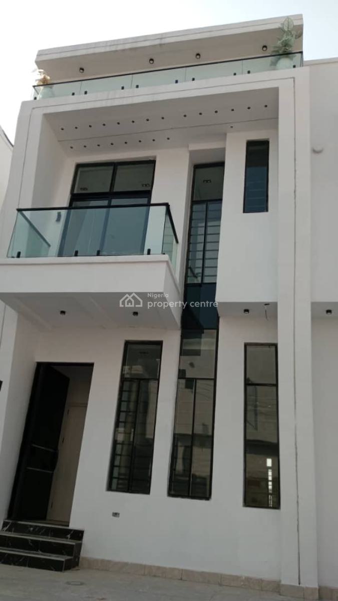 All Ensuite 4 Bedroom Semi Detached Duplex with Bq, Lekki Palm City, Ajah, Lagos, Semi-detached Duplex for Sale