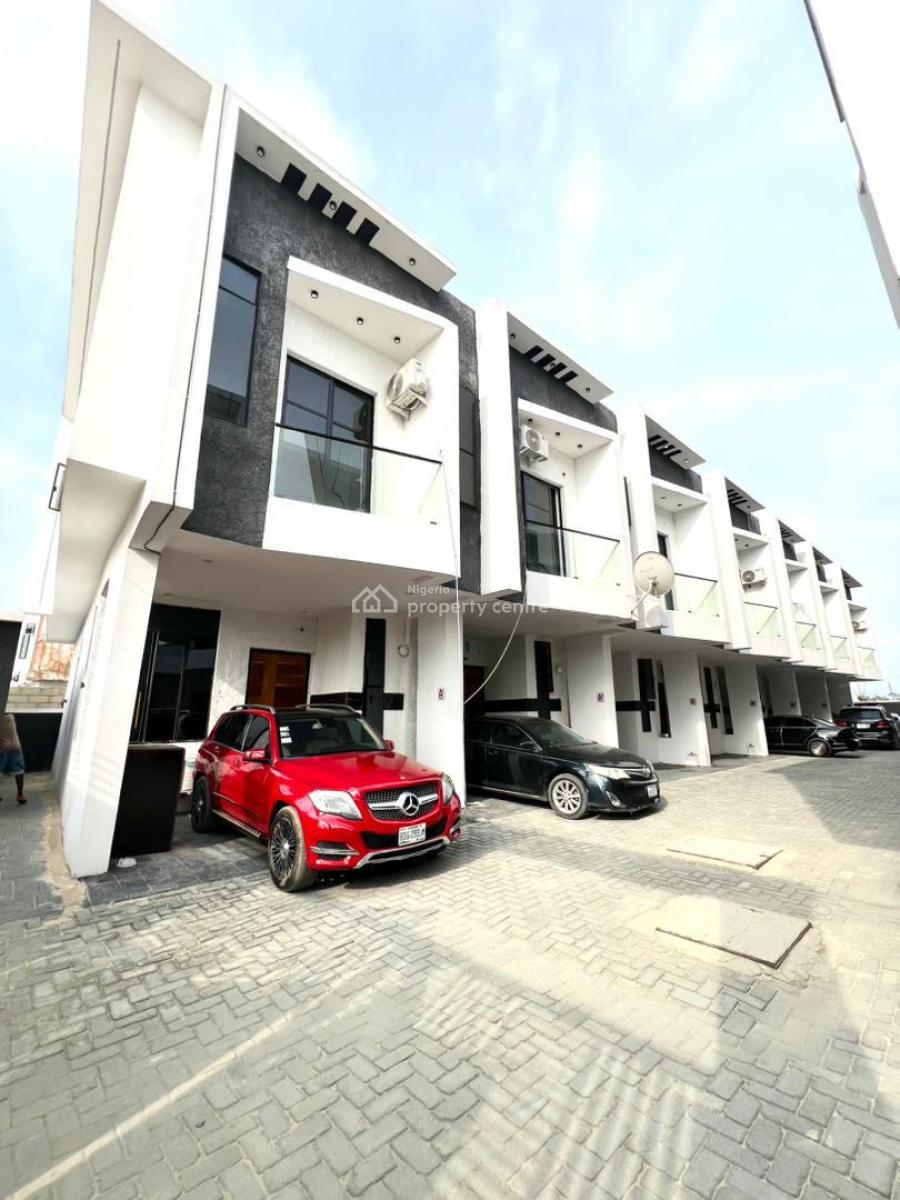 Brand New 4 Bedroom Terrace Duplex in a Secure Estate, Lekki, Lagos, Terraced Duplex for Rent