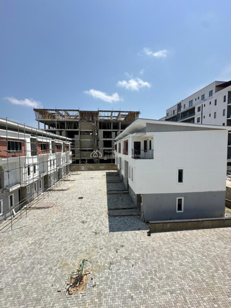 Serviced 4 Bedroom Terrace Duplex with Bq, Ikate, Lekki, Lagos, Terraced Duplex for Sale