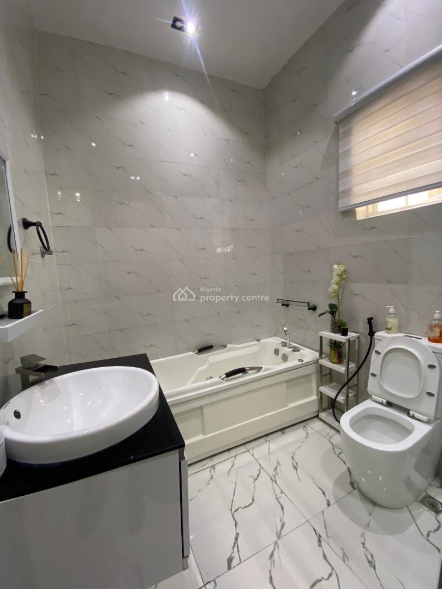 Beautiful Furnished 4 Bedrooms Semi Detached Duplex with Bq, Orchid Road /gated Estate with Access Code, Lekki Phase 2, Lekki, Lagos, Semi-detached Duplex for Rent