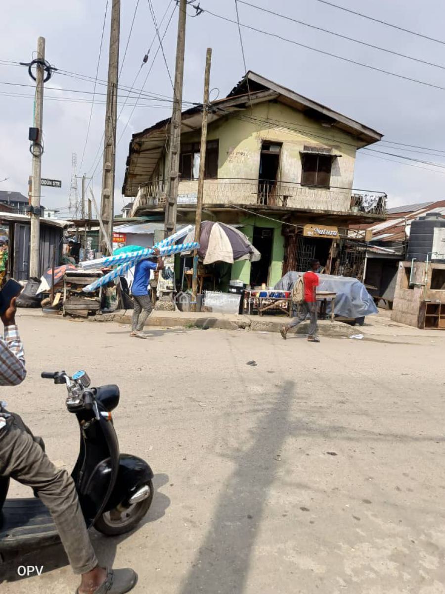 a Demolishable Or Can Renovate Storey Building on a Plot of Land at Ab, Shomolu, Lagos, Block of Flats for Sale