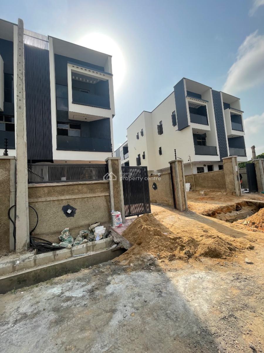 Luxury Fully Fitted 4 Bedrooms Semi-detached House with a Bq, Ikeja, Lagos, Detached Duplex for Sale