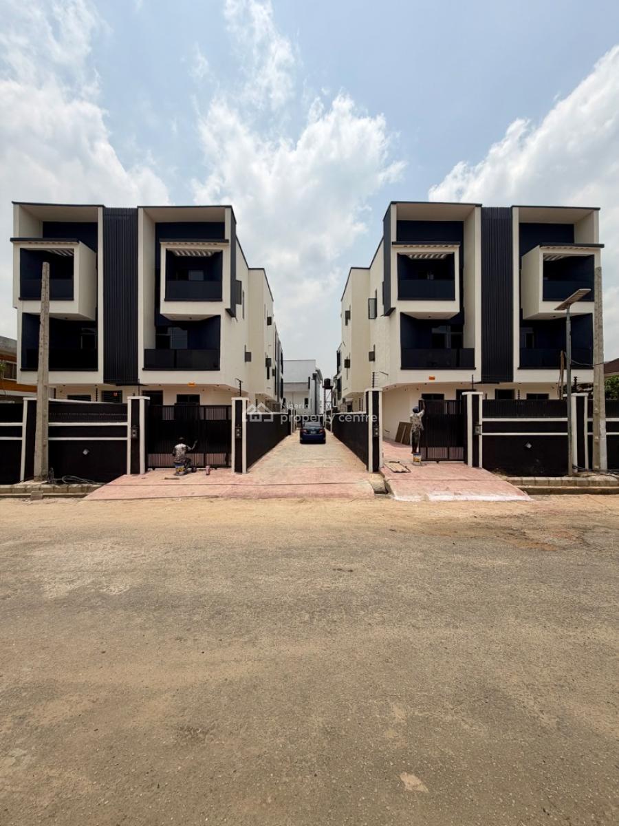 Luxury Fully Fitted 4 Bedrooms Semi-detached House with a Bq, Ikeja, Lagos, Detached Duplex for Sale