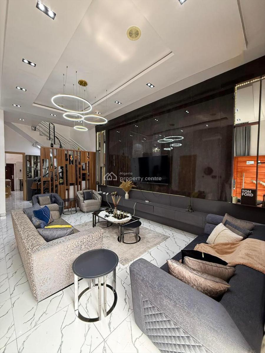 Fully Furnished 4-bedroom Semi-detached Duplex, Orchid Road, Lekki, Lagos, Semi-detached Duplex for Rent