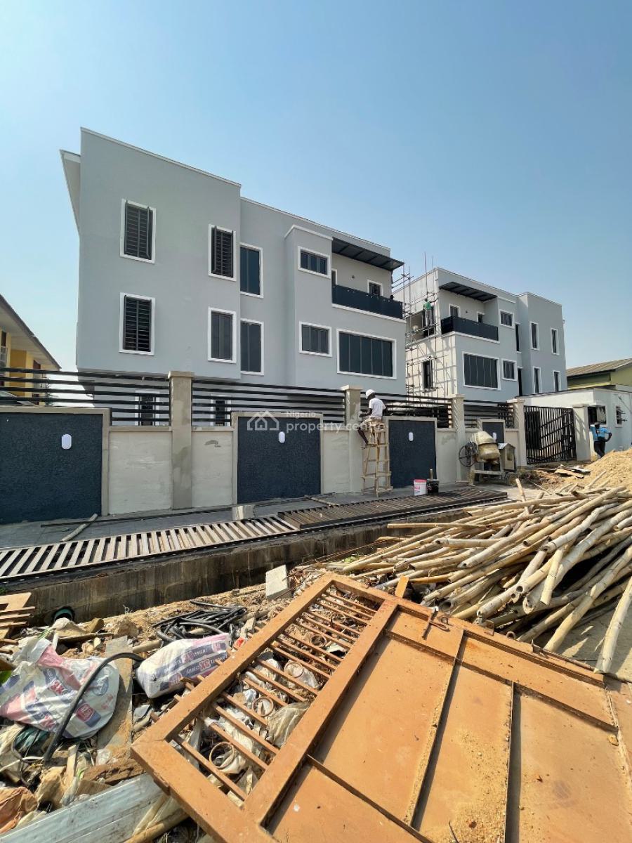 Luxury Fully Fitted 4 Bedrooms Terrace -duplex House with Bq, Ogba, Ikeja, Lagos, Terraced Duplex for Sale