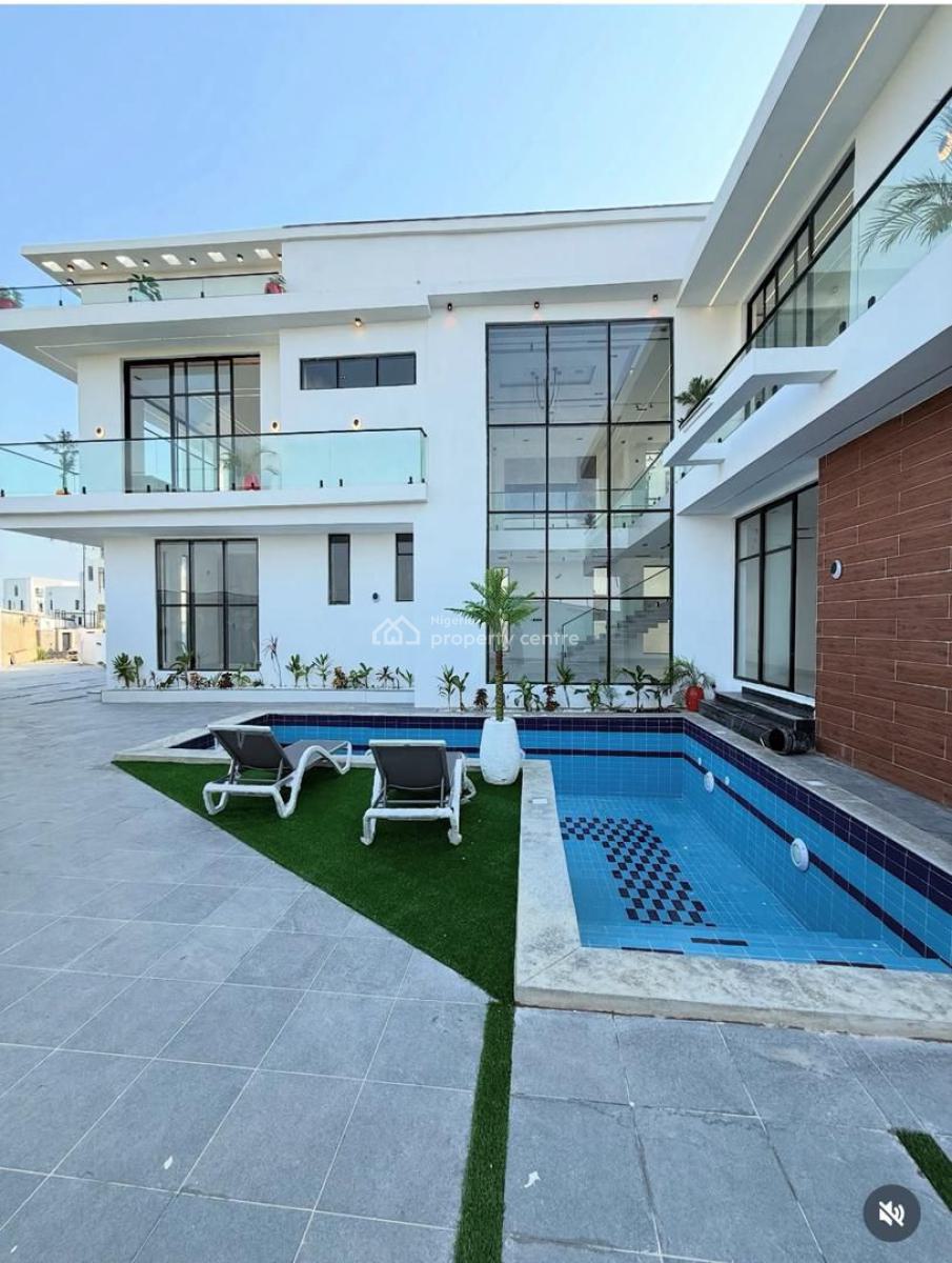 High Quality 5 Bedroom with Bq, Pool & Cinema, Chevron, Lekki, Lagos, Detached Duplex for Sale