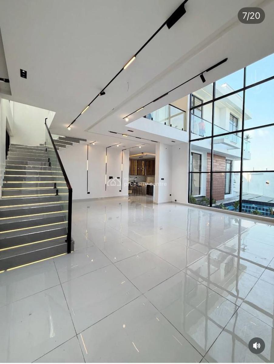 High Quality 5 Bedroom with Bq, Pool & Cinema, Chevron, Lekki, Lagos, Detached Duplex for Sale