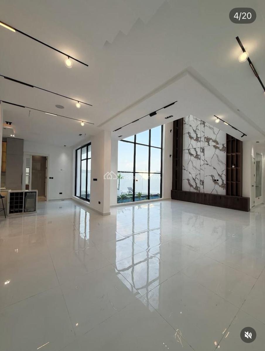 High Quality 5 Bedroom with Bq, Pool & Cinema, Chevron, Lekki, Lagos, Detached Duplex for Sale