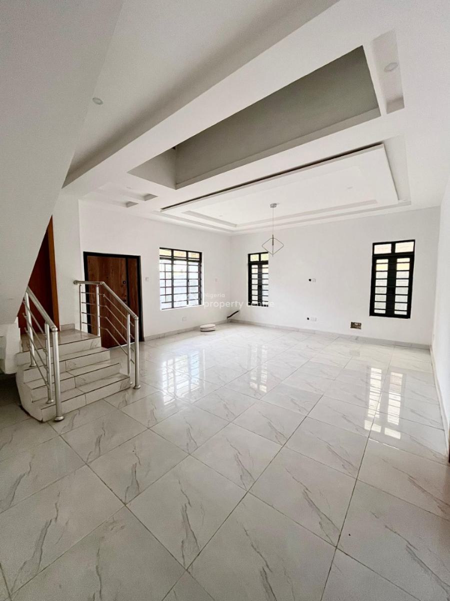 Newly Bult 4bedroom Semi Detached Duplex with Bq, New Road Opposite Chevron Drive, Lekki Expressway, Lekki, Lagos, Semi-detached Duplex for Rent