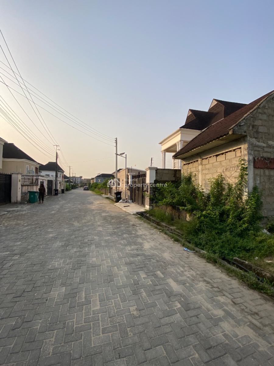 4bedroom Carcass on Half Plot, Peninsula Gardens Estate, Sangotedo, Ajah, Lagos, Detached Duplex for Sale