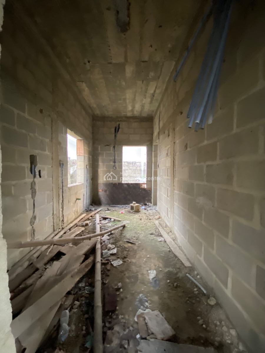 4bedroom Carcass on Half Plot, Peninsula Gardens Estate, Sangotedo, Ajah, Lagos, Detached Duplex for Sale