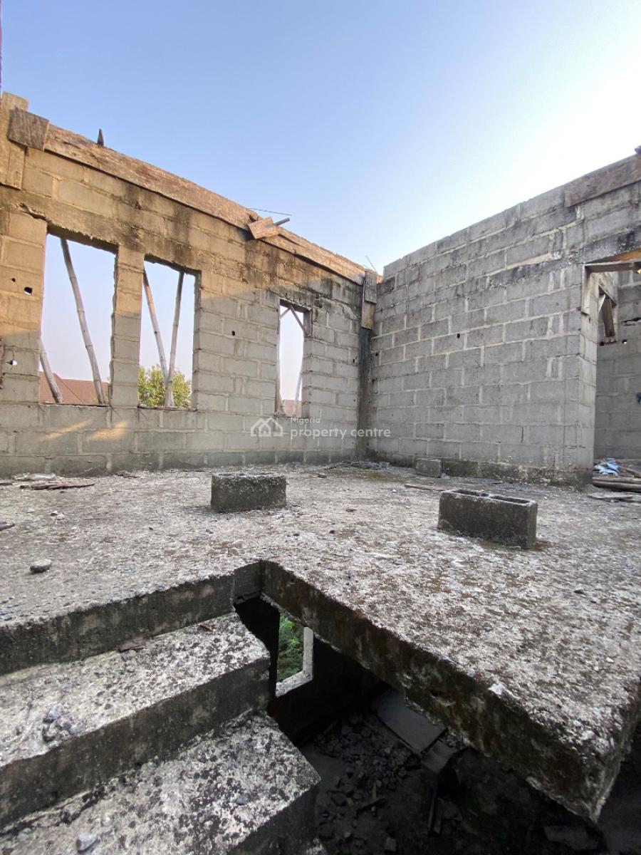 4bedroom Carcass on Half Plot, Peninsula Gardens Estate, Sangotedo, Ajah, Lagos, Detached Duplex for Sale