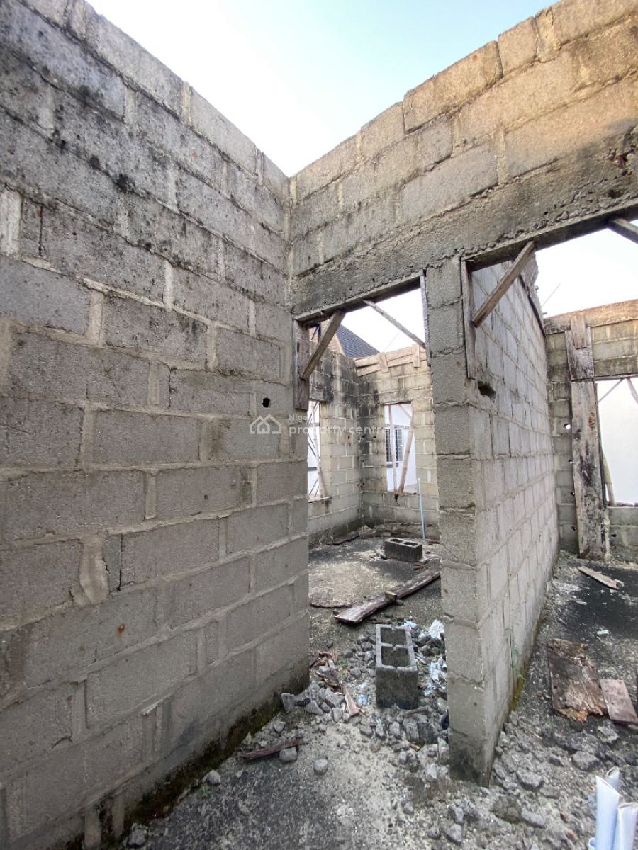 4bedroom Carcass on Half Plot, Peninsula Gardens Estate, Sangotedo, Ajah, Lagos, Detached Duplex for Sale