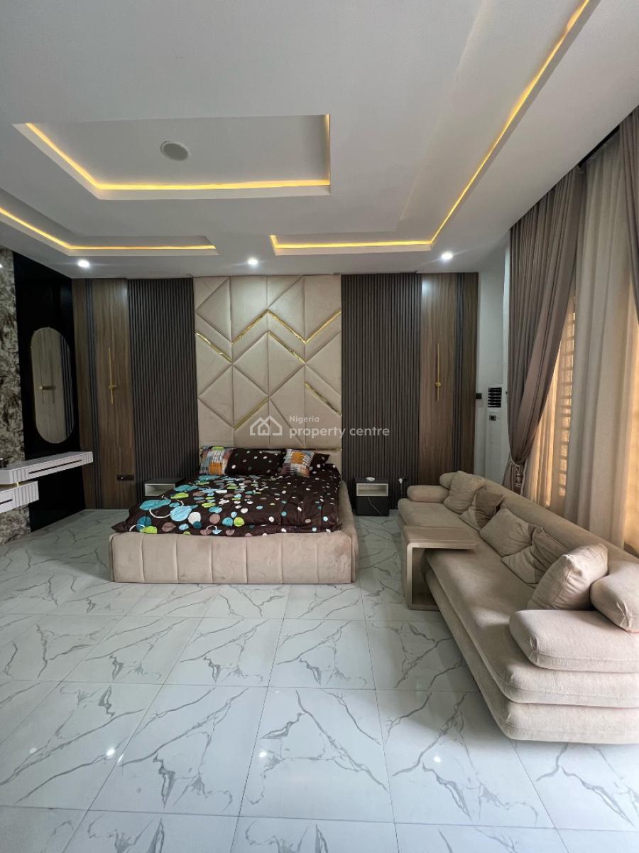 Fully Furnished 4bedroom Semi Detached Duplex with Solar, Ikota, Lekki, Lagos, Semi-detached Duplex for Rent