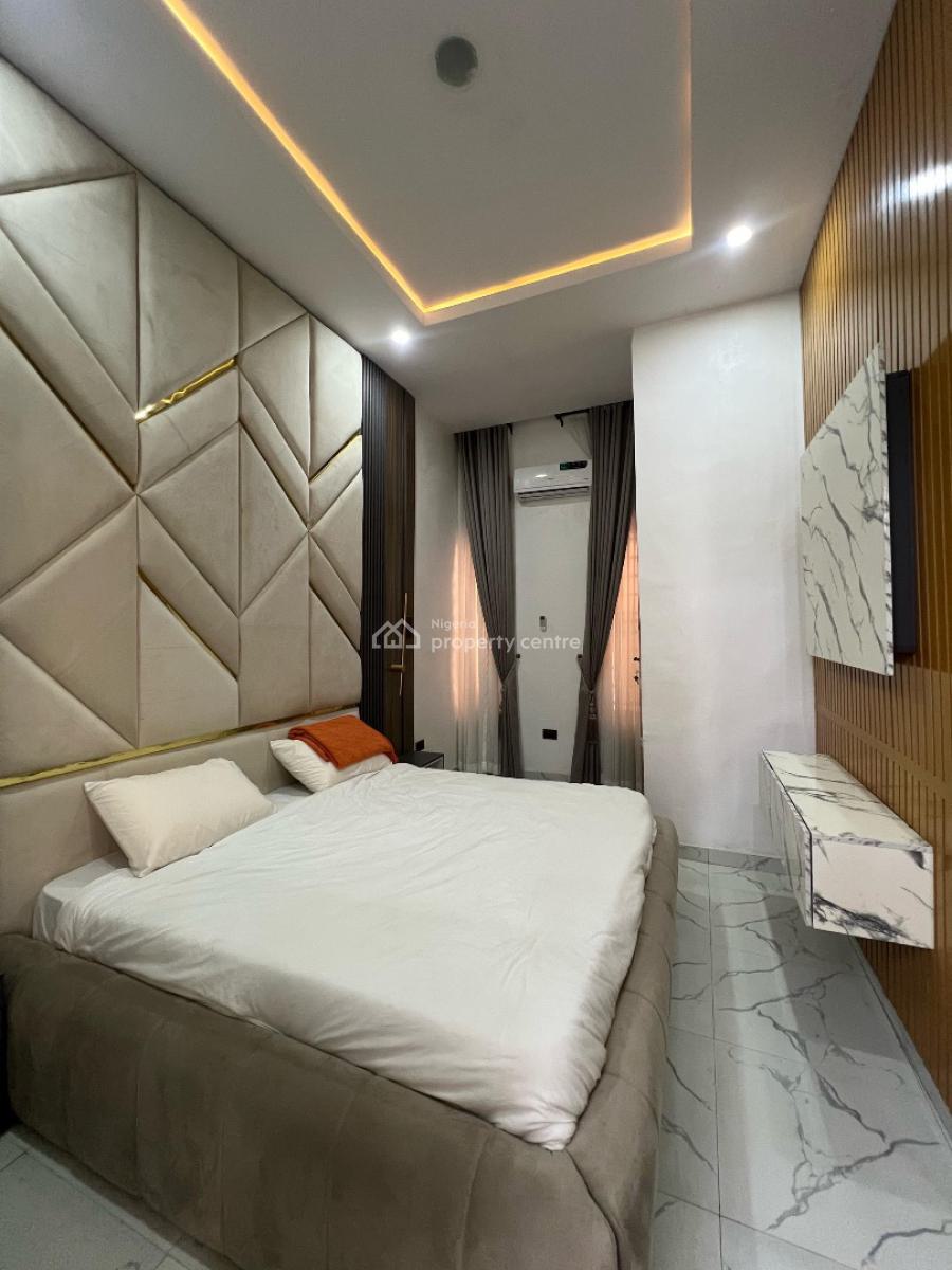 Fully Furnished 4bedroom Semi Detached Duplex with Solar, Ikota, Lekki, Lagos, Semi-detached Duplex for Rent