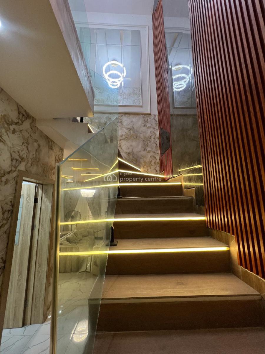 Fully Furnished 4bedroom Semi Detached Duplex with Solar, Ikota, Lekki, Lagos, Semi-detached Duplex for Rent