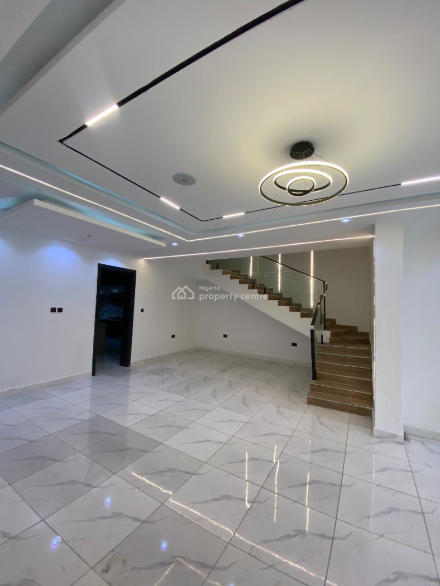 Newly Built 5bedroom Duplex Comes with Solar Light, Gated Secure Estate By Blenco Supermarket Before Shop Rite, Sangotedo, Ajah, Lagos, Detached Duplex for Sale