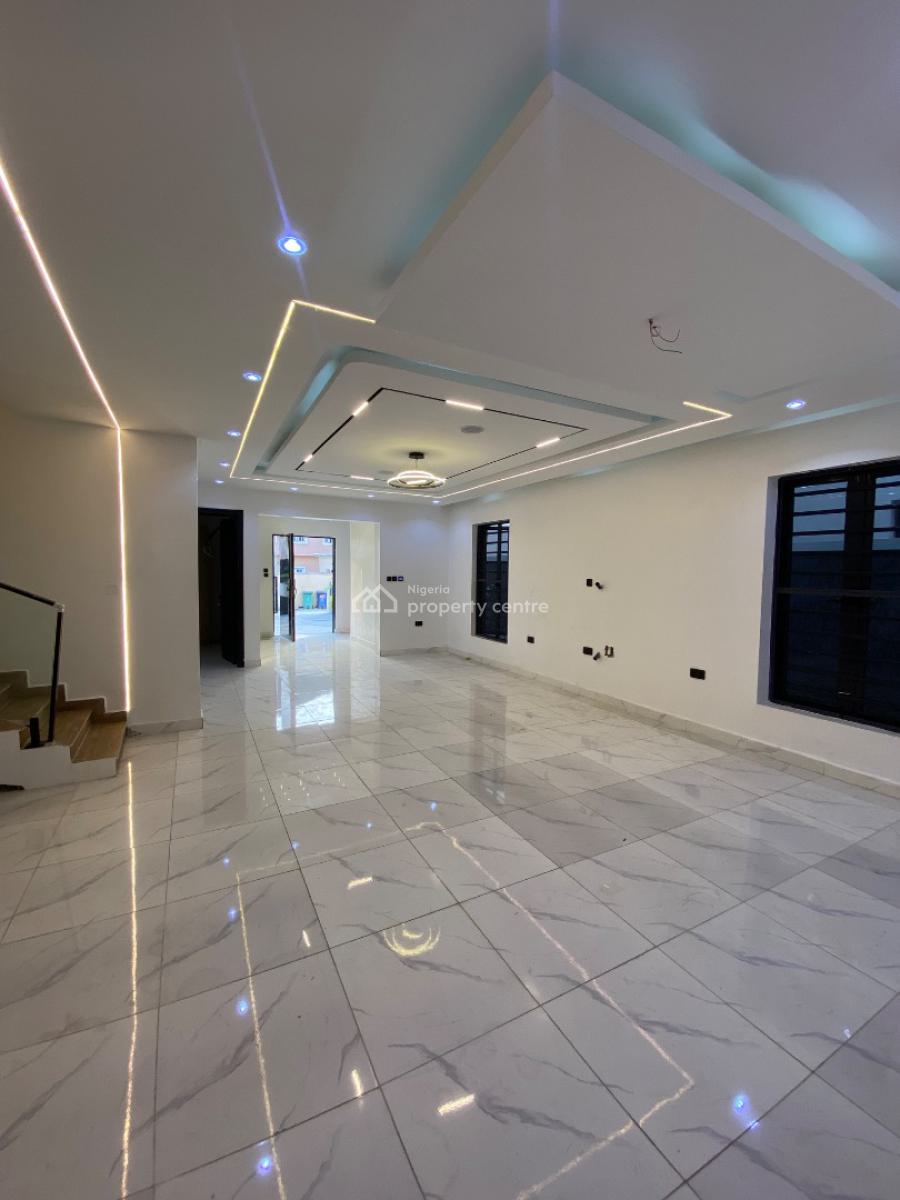 Newly Built 5bedroom Duplex Comes with Solar Light, Gated Secure Estate By Blenco Supermarket Before Shop Rite, Sangotedo, Ajah, Lagos, Detached Duplex for Sale