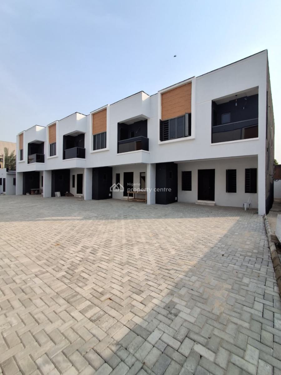 Standard 4 Bedroom Terrace Duplex in a Serene Environment, Sangotedo, Ajah, Lagos, Terraced Duplex for Sale