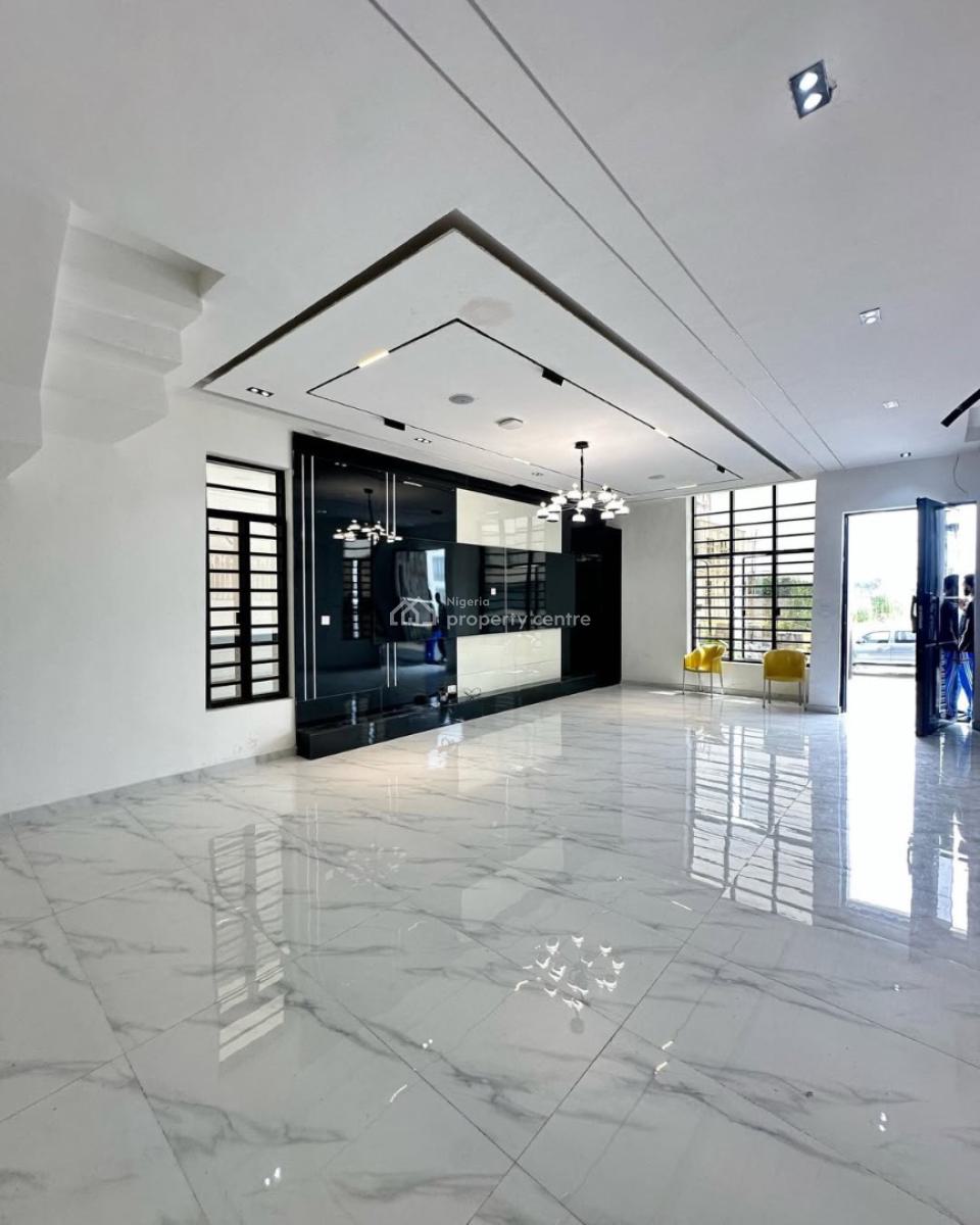 5 Bedroom Fully Detached Duplex with Bq & Pool, Chevron, Lekki, Lagos, Detached Duplex for Rent