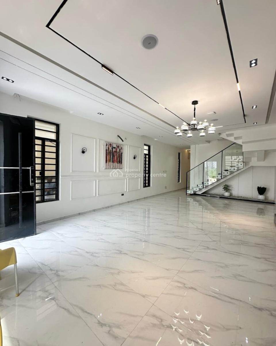 5 Bedroom Fully Detached Duplex with Bq & Pool, Chevron, Lekki, Lagos, Detached Duplex for Rent