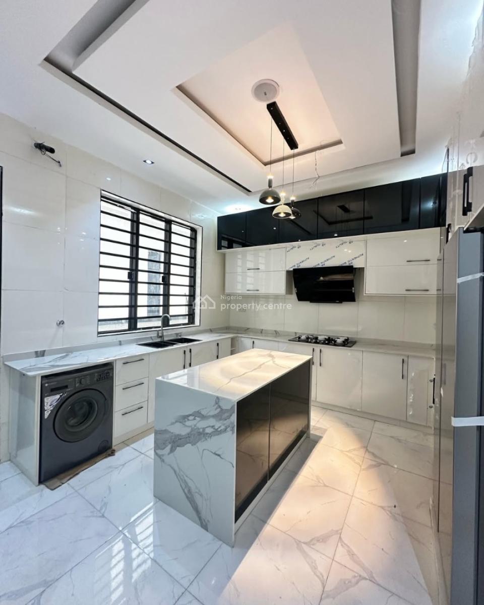 5 Bedroom Fully Detached Duplex with Bq & Pool, Chevron, Lekki, Lagos, Detached Duplex for Rent