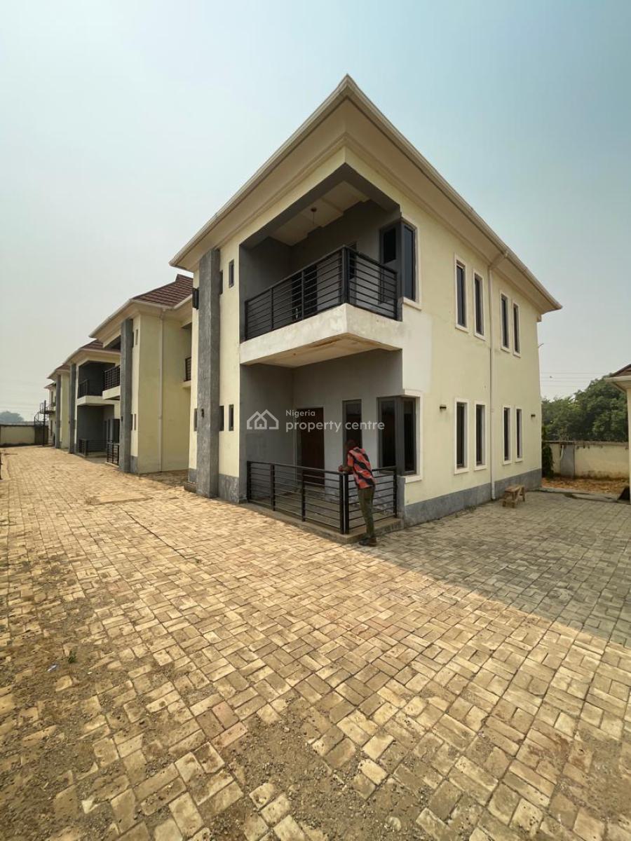 Newly Built 4-unit Block of 4-bedroom Terrace Duplexes with Bq, Lugbe District, Abuja, Block of Flats for Sale
