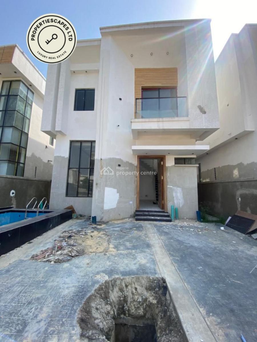 Tastefully Built 4 Bedroom Fully Detached Duplex, Chevron Tollgate, Lekki, Lagos, Detached Duplex for Sale