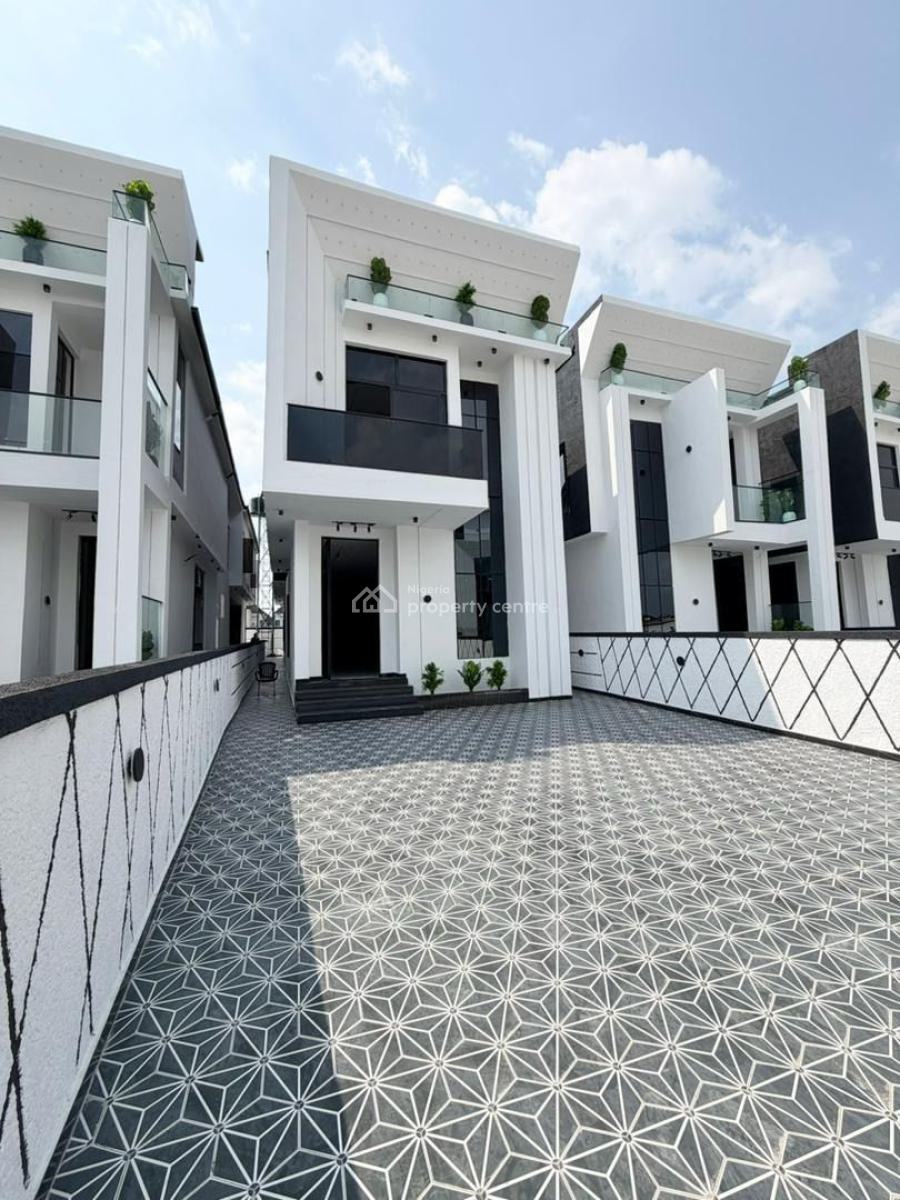 Beautifully Built 5 Bedroom Duplex with Swimming Pool, Chevron, Lekki, Lagos, Detached Duplex for Sale