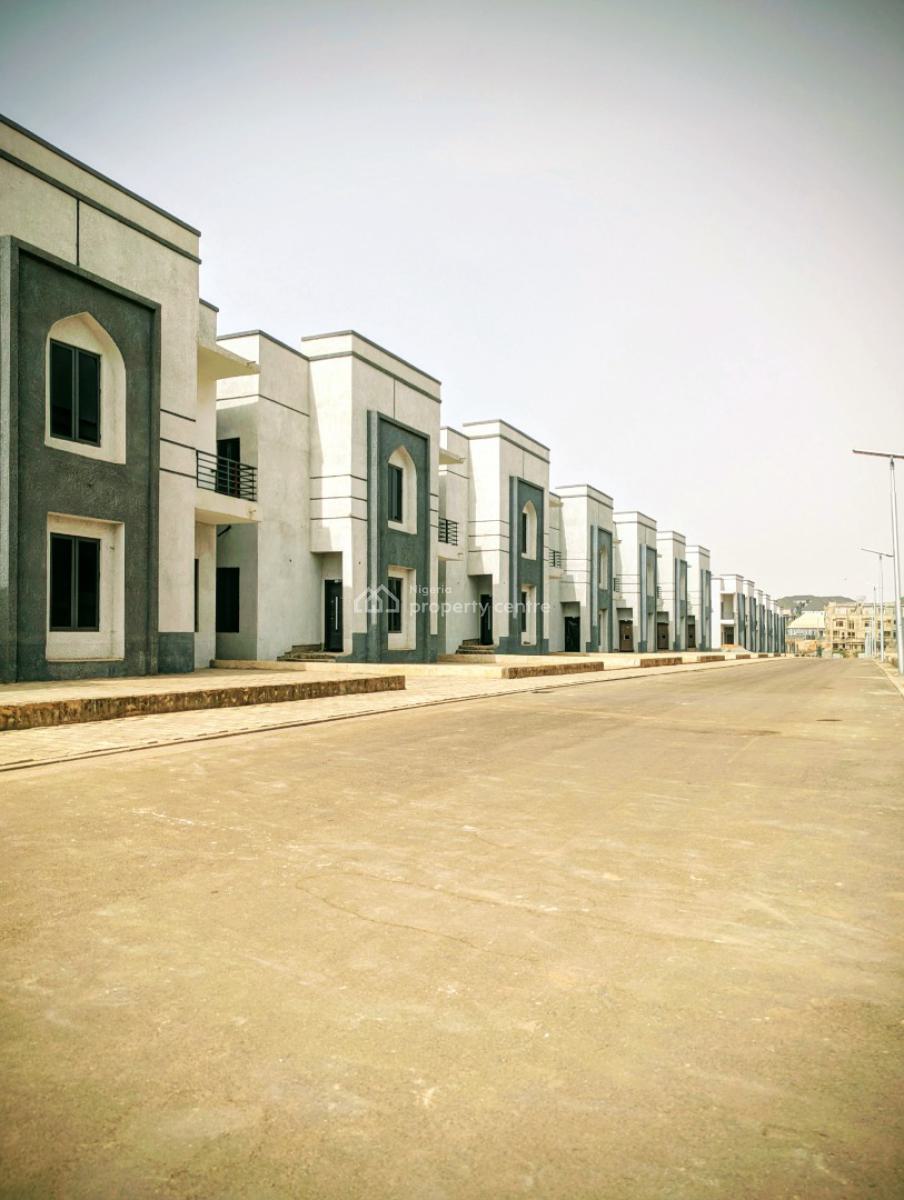 Luxury Carcass 4 Bedroom Terraced Duplex with Bq, Asante Sana, Galadimawa, Abuja, Terraced Duplex for Sale