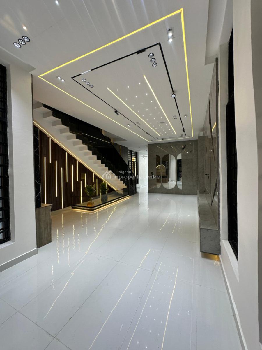 Exquisite Luxury Spacious 5 Bedroom Fully Detached Duplex with Bq, Chevron, Lekki, Lagos, Detached Duplex for Sale