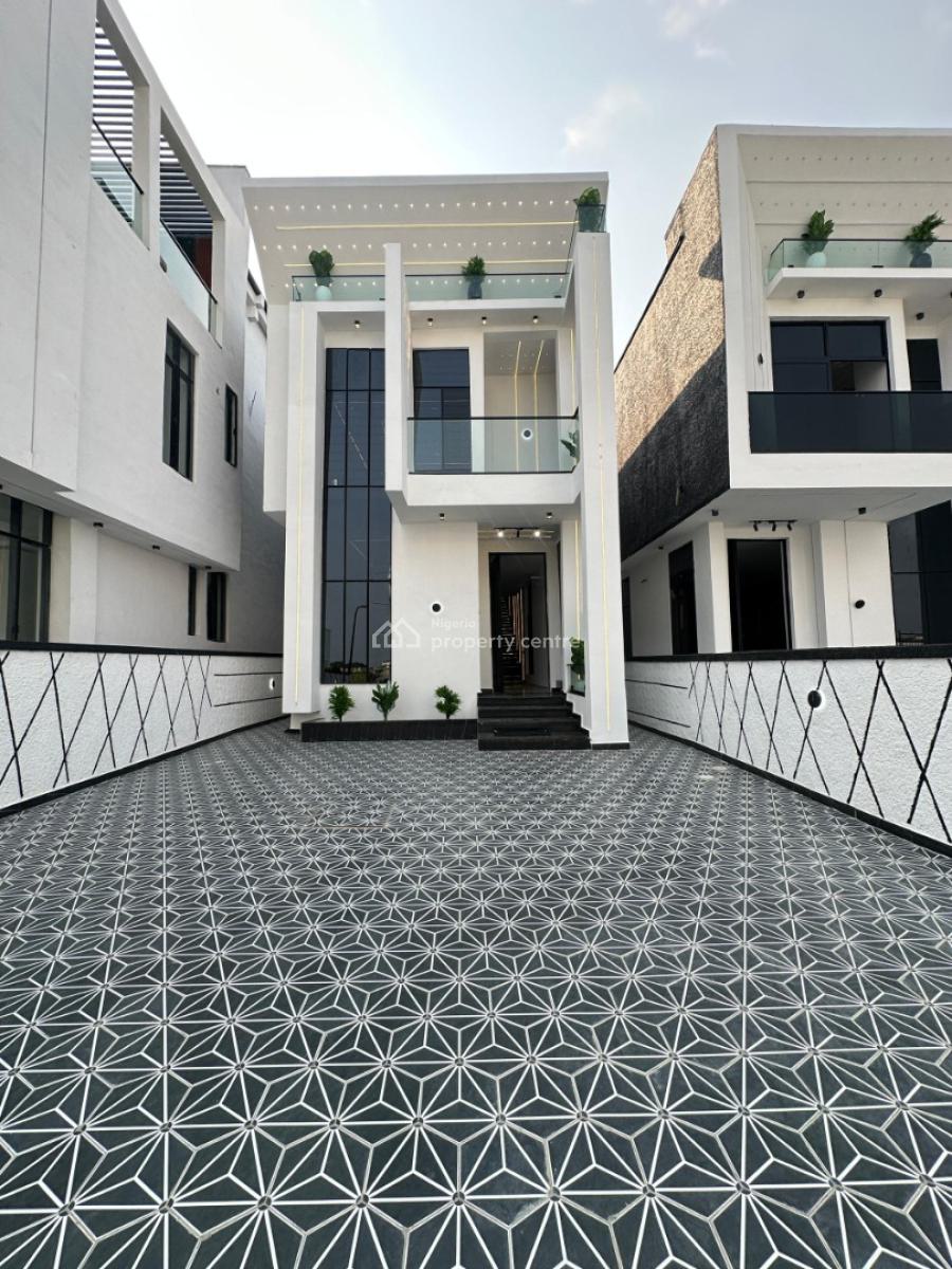 Exquisite Luxury Spacious 5 Bedroom Fully Detached Duplex with Bq, Chevron, Lekki, Lagos, Detached Duplex for Sale