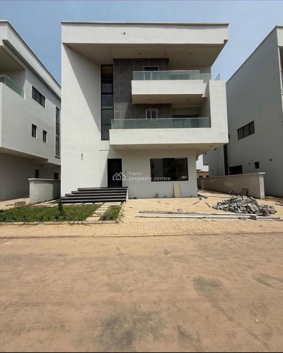 Luxurious Built 5 Bedroom Fully Detached Duplex with Bq By The Lake., Lake Side, Jabi, Abuja, Detached Duplex for Sale
