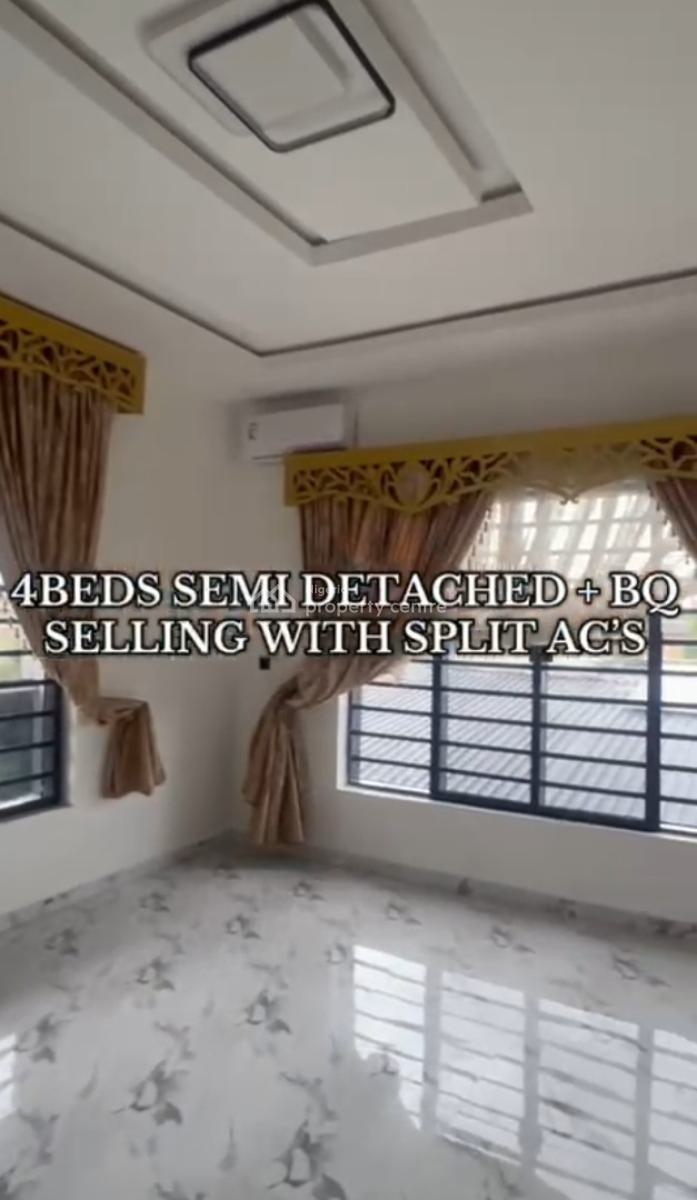 Modern 4 Bedrooms Semi Detached House with All En-suite Rooms, Omole, Omole Phase 2, Ikeja, Lagos, Semi-detached Duplex for Sale