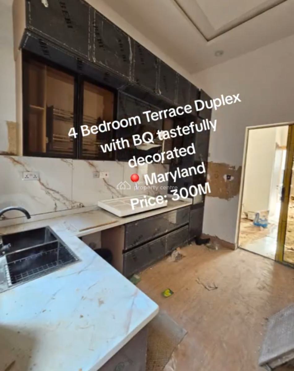 Tastefully Decorated 4bedroom Terrace Duplex with Bq, Maryland, Maryland, Lagos, Terraced Duplex for Sale