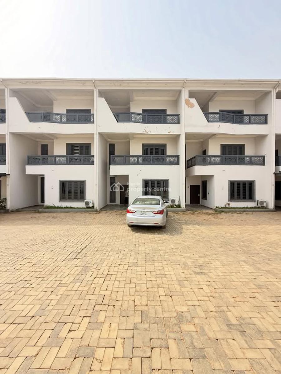 4 Bedroom Terrace Duplex with a Bq Comes with Acs, Fitted Kitchen, By Stella Maris School, Life Camp, Abuja, Terraced Duplex for Rent