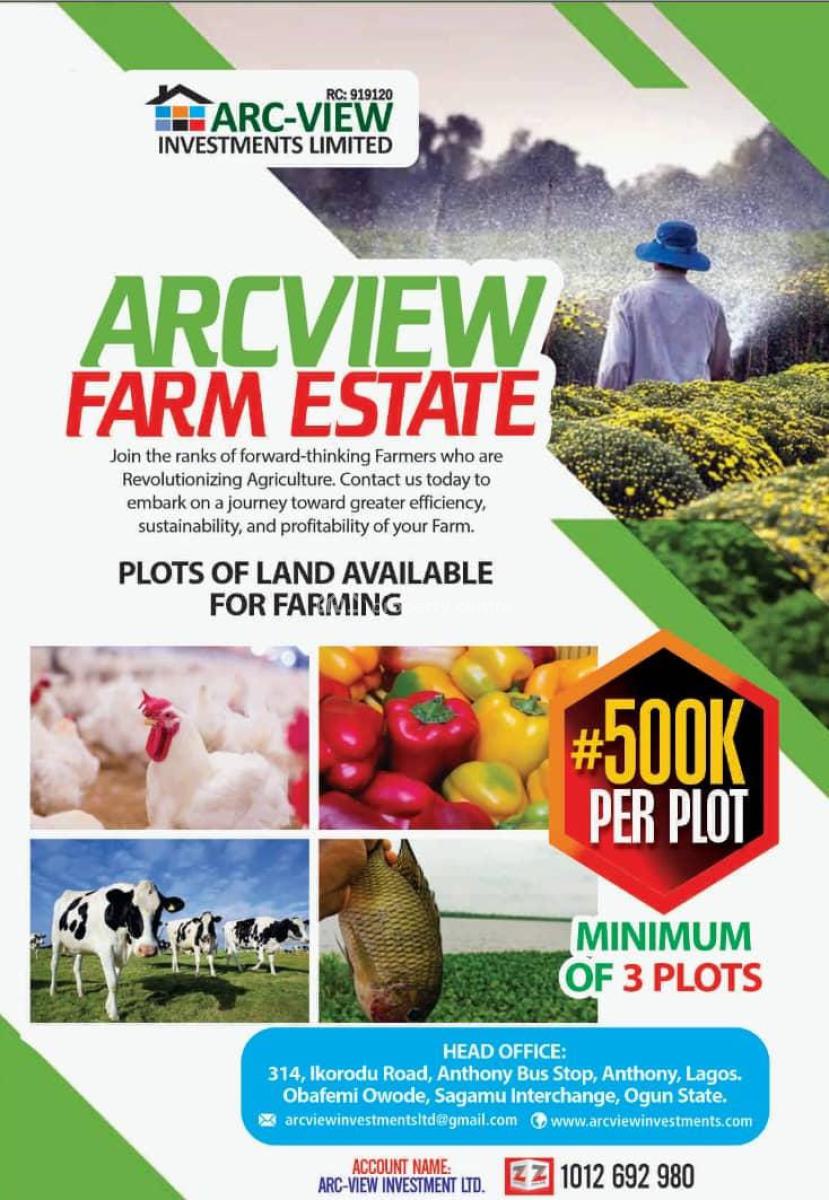 Most Beautiful and Well Positioned Farm Settlement and Residences, Ikana Balogun Ogere, Ogun State, Obafemi Owode, Ogun, Mixed-use Land for Sale