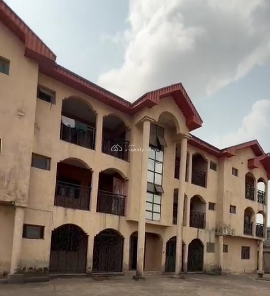 Solidly Built 6 Flats of 3 Bedroom Each on a 100ft By 100ft Land, Along Country Home, Off Sapele Road, Benin, Oredo, Edo, Block of Flats for Sale