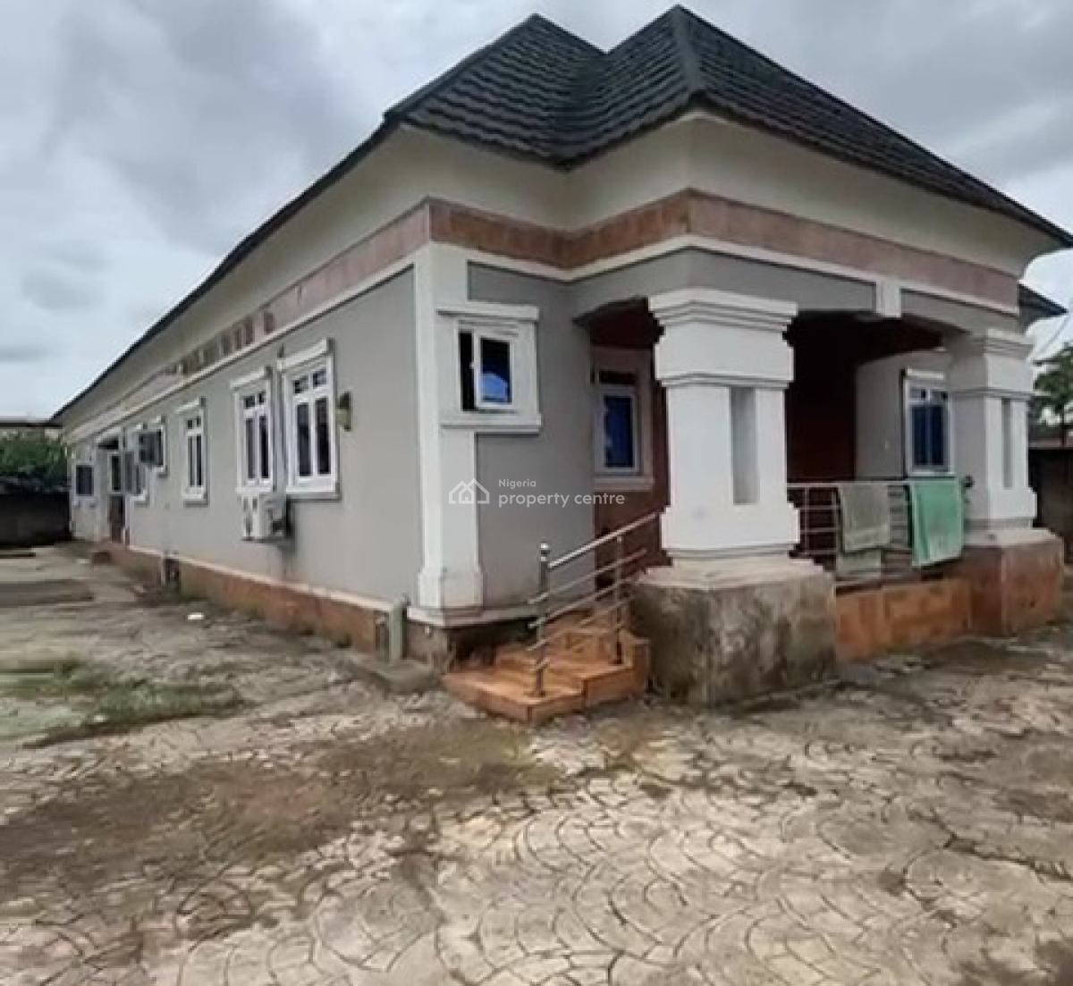 2 Flats of 3 Bedrooms Each on a 100ft By 200ft Land, Obeh Community, Sapele Road, Benin, Oredo, Edo, Detached Bungalow for Sale