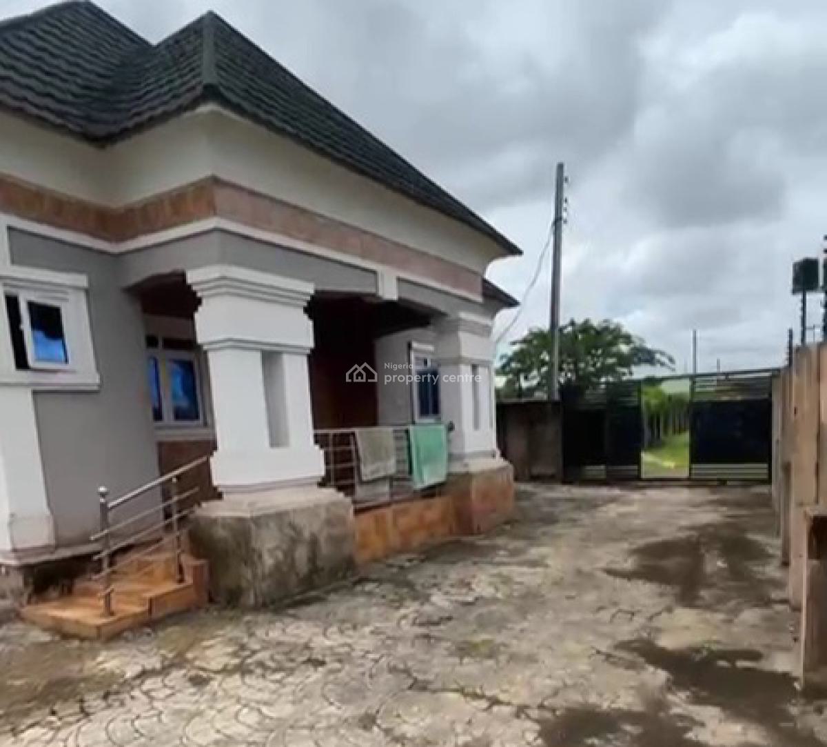 2 Flats of 3 Bedrooms Each on a 100ft By 200ft Land, Obeh Community, Sapele Road, Benin, Oredo, Edo, Detached Bungalow for Sale