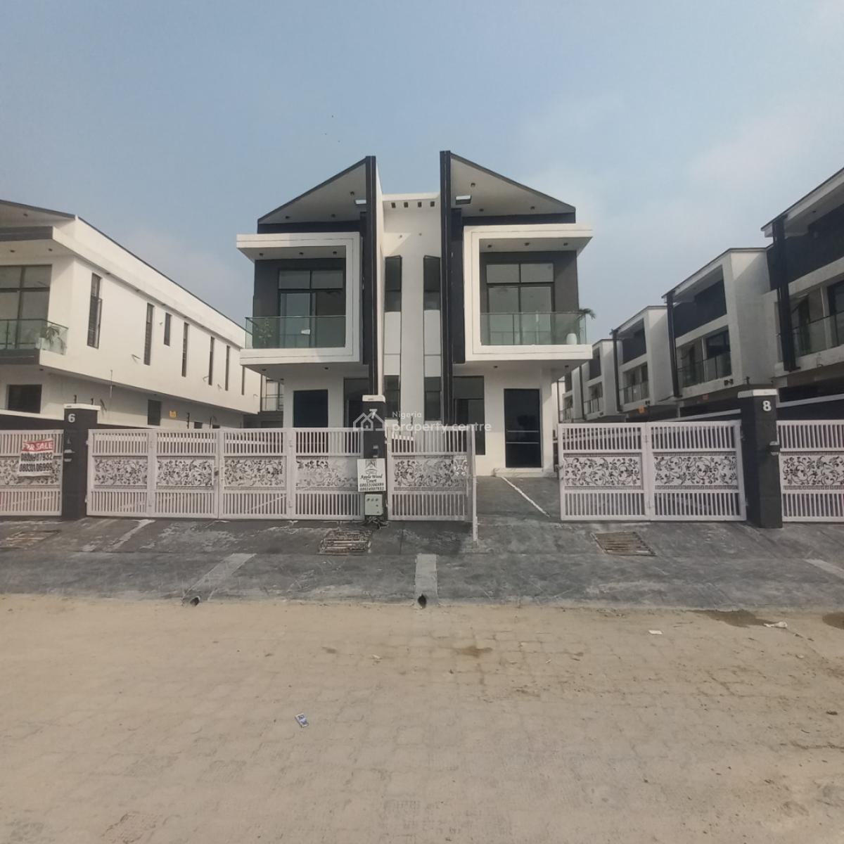 Beautiful 4 Bedroom Semi Detached with Bq, Ikota, Lekki, Lagos, Semi-detached Duplex for Sale