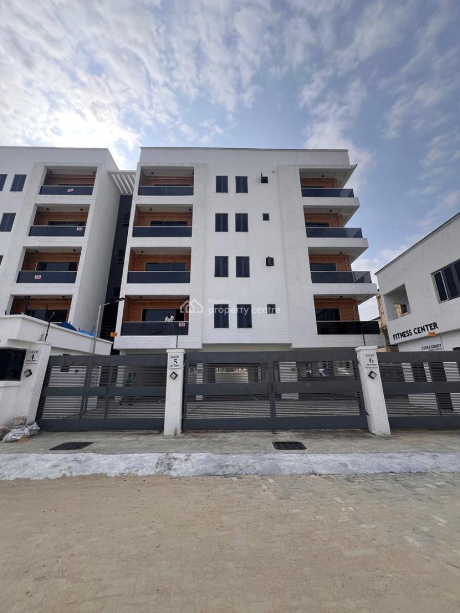 Contemporary 3 Bedroom Apartment with Swimming Pool, Gym and Elevator, Ikate, Lekki, Lagos, Block of Flats for Sale
