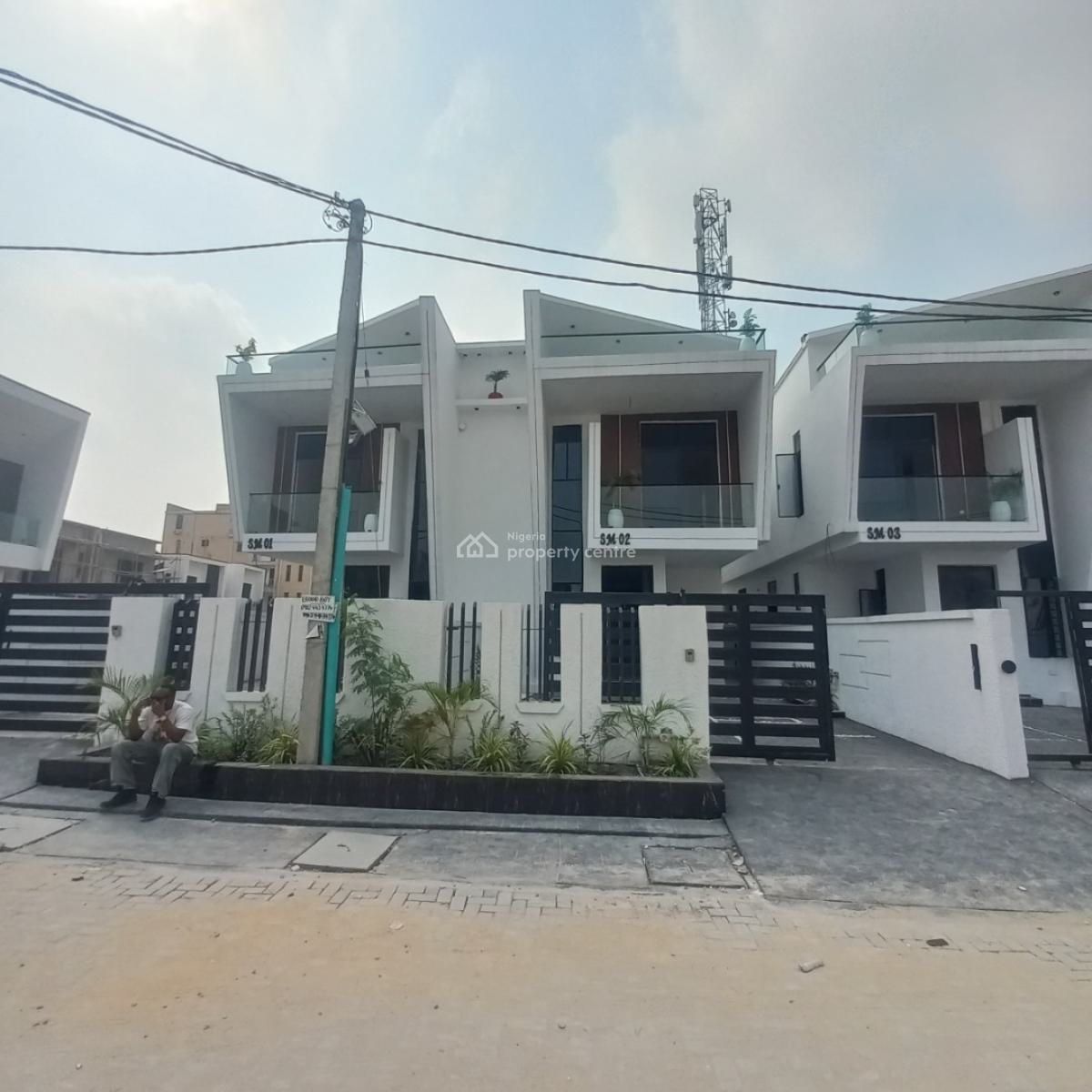 Beautiful 4 Bedroom Semi Detached Duplex with Bq, Ikota, Lekki, Lagos, Semi-detached Duplex for Sale